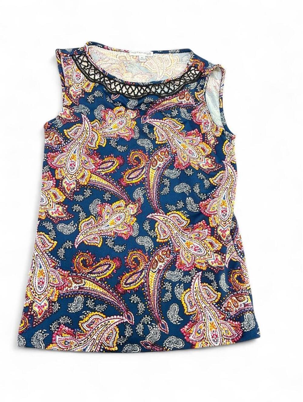 Notations Petite Paisley Tank Top